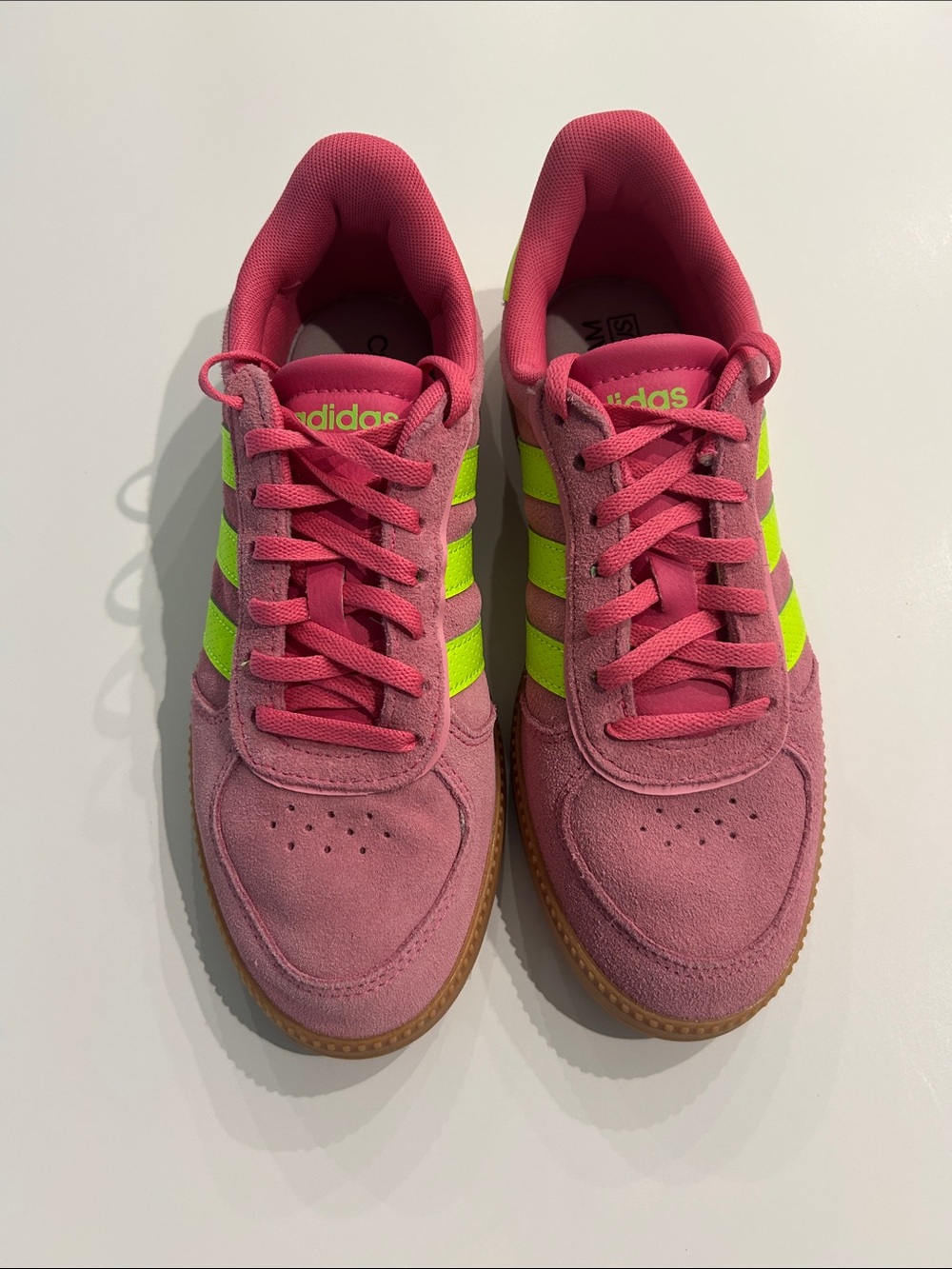 Women’s Pink Adidas Sneakers - like New
